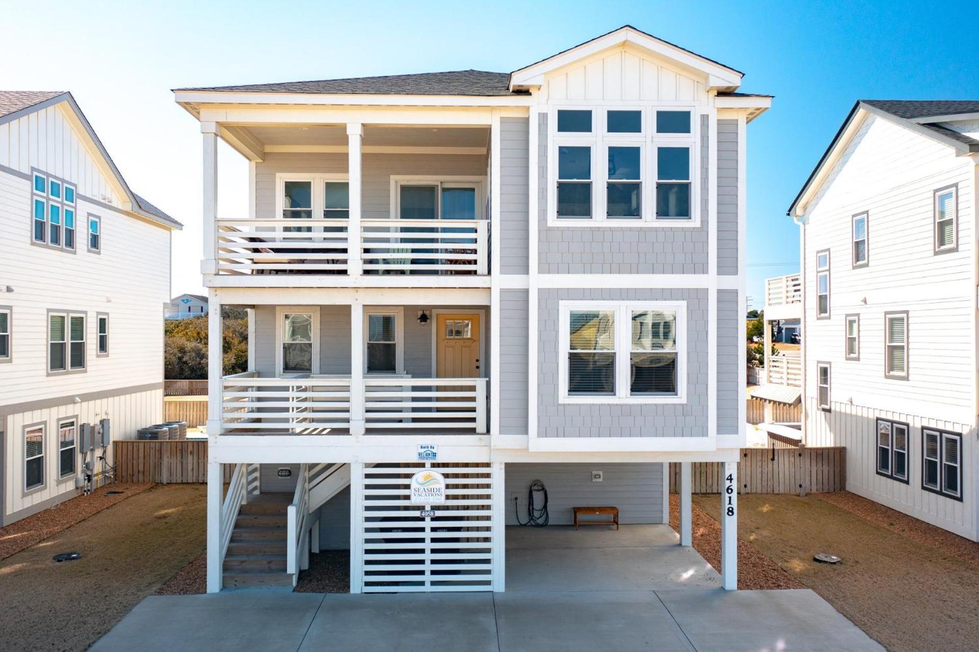 4058 Beach Haven 4 Min Walk To Beach Pool Кити Хоук Екстериор снимка
