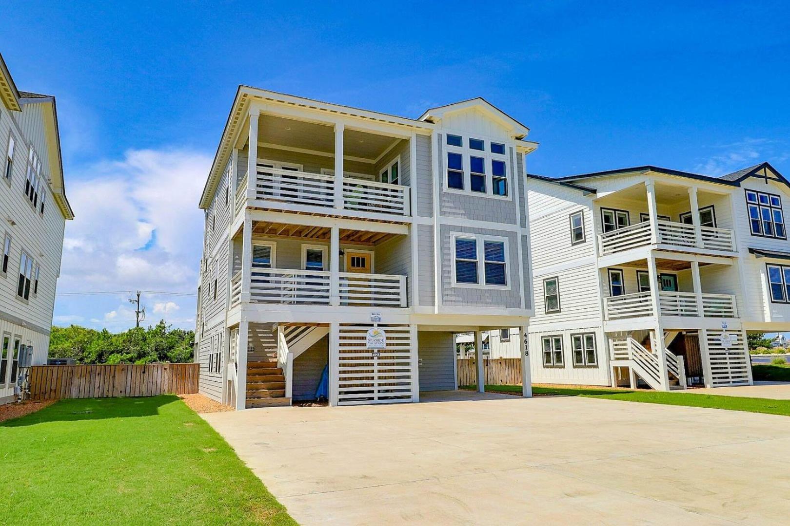 4058 Beach Haven 4 Min Walk To Beach Pool Кити Хоук Екстериор снимка